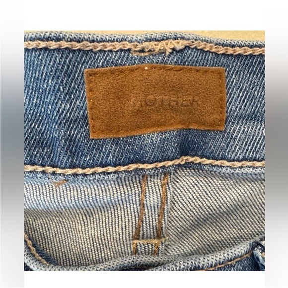 MOTHER The Mid Rose Rambler Zip Ankle Fray - Picture 9 of 9